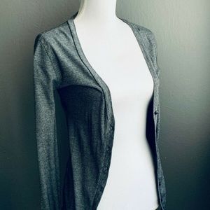 J. Crew 100% Cotton Grey Cardigan
